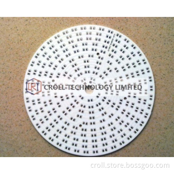 Aluminum Based Printed Circuit Board-pcb Single Side Led Super White Ink Routing Profile 